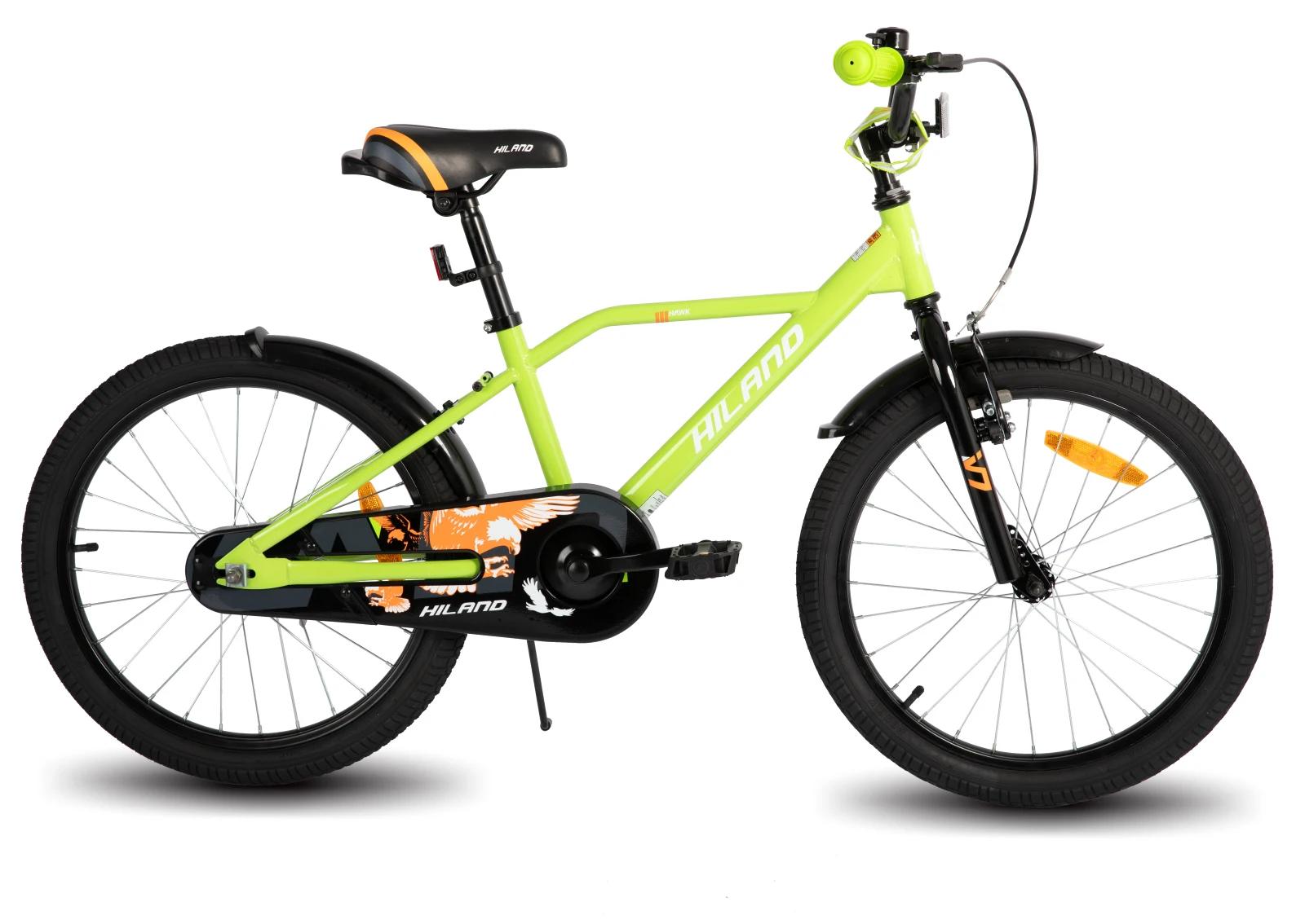 Kinderfahrrad - 50 cm Jungenrad - Mit Stützrädern - V-Brake vorne & Rücktrittbremse - Stahlrahmen - Für Kinder 3-9 Jahre - Grün
