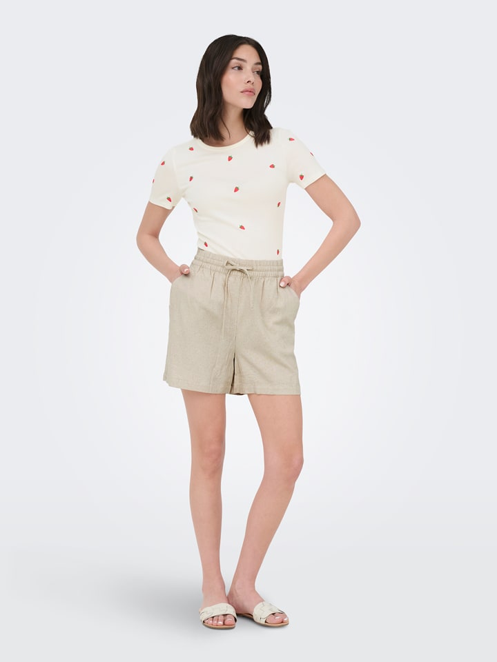 JDY Shorts in Beige - XL