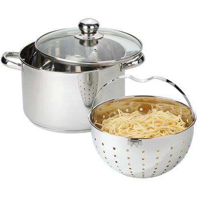 Topf-Set BEYOND, silber (edelstahlfarben), H:15cm Ø:24cm, Töpfe, Kochen,Braten,Schmoren,Backen,Dünsten,Dämpfen,Blanchieren,Induktion