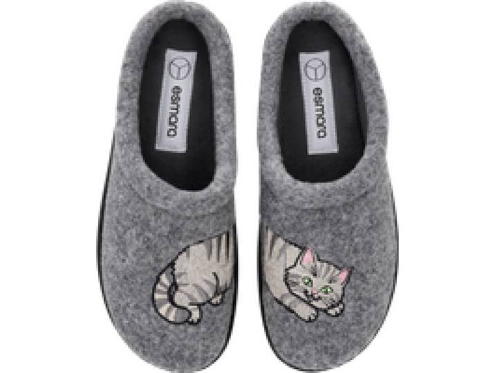 ESMARA® Chaussons femme (gris, 36)