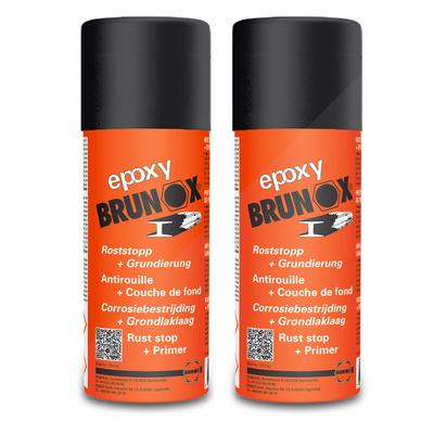 Brunox 2x 400 ml Epoxy Spray Rostumwandler [Hersteller-Nr. BR0,40EP]