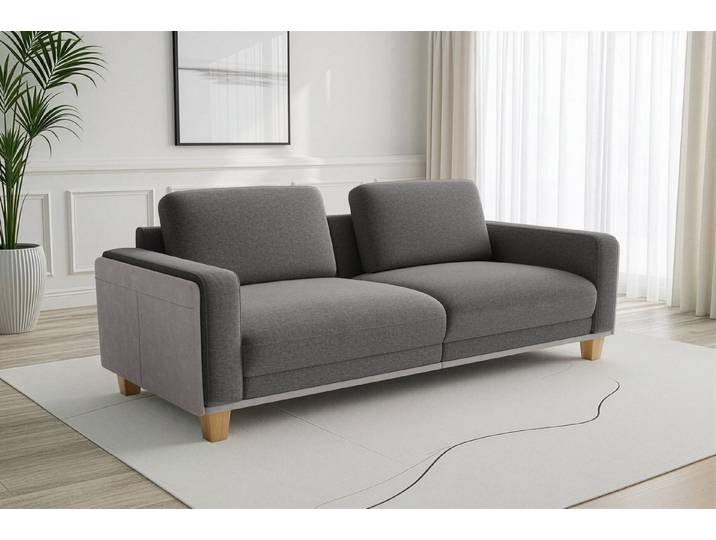 sit&more Big-Sofa Concept, Modernes Sofa in drei Fußfarben zur Auswahl