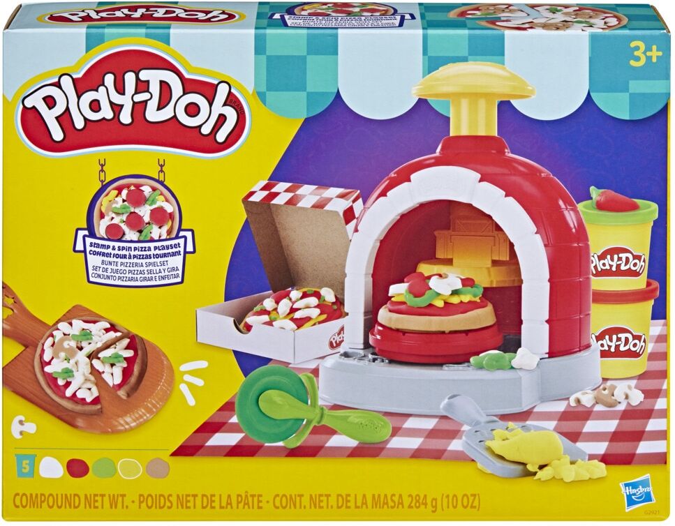 Hasbro Manualidad Set de juego Pizzas Sella y Gira Play-Doh .