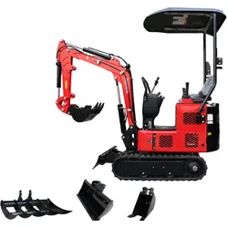 HZC power Minibagger HZC Power BKB992K, Benzin, 940 Kg, neues Design und seitliche Joystick-Steuerung