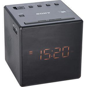 Sony Radiowecker ICF-C1 schwarz, UKW, zwei Weckzeiten