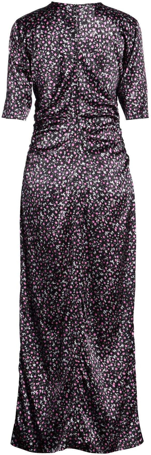 Ganni Vestido largo Mujer Negro 42 Mujer
