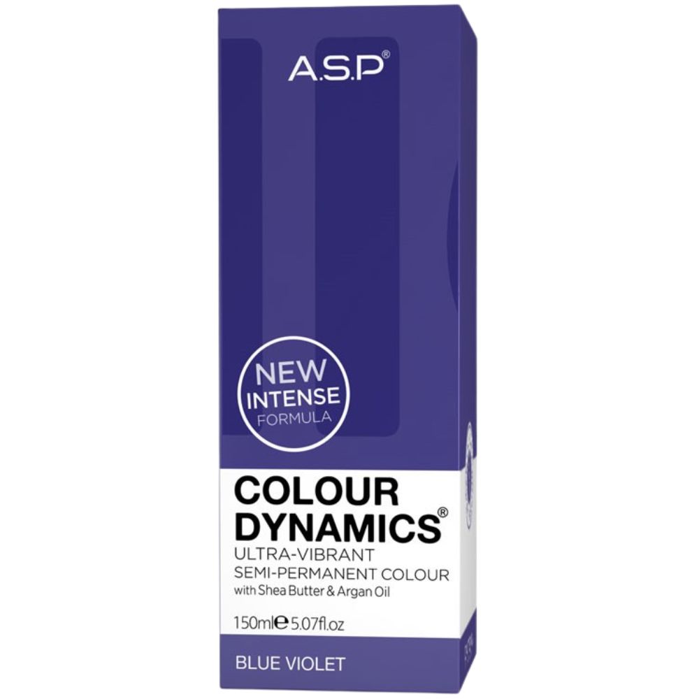 A.S.P Hair Colour Dynamics Ultra-Vibrant Semi-Permanent Colour 150mL Blue Violet