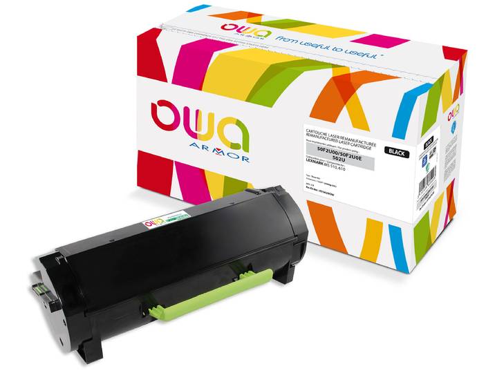 OWA Toner compatible LEXMARK 50F2U00 - K15639OW - Noir