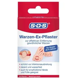 S.O.S. 24er-Pack Warzenentferner-Pflaster »Warzen-Ex«
