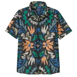Patagonia Herren Go To Hemd - M - Kaleido: Black