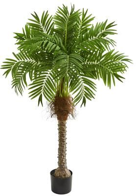 Nearly Natural "58"" Robellini Palm Artificial Tree"