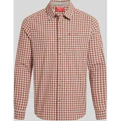 Craghoppers Herren NosiLife Nuoro Check Langarmhemd - XL - Red Beach Check