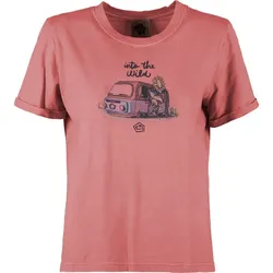 E9 Wild Damen T-Shirt flamingo L