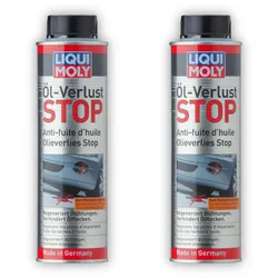 2x Additiv LIQUI MOLY 1005 Ölstopp Öl-Verlust-Stop Ölverlust Leckstop Motoröl 300ml