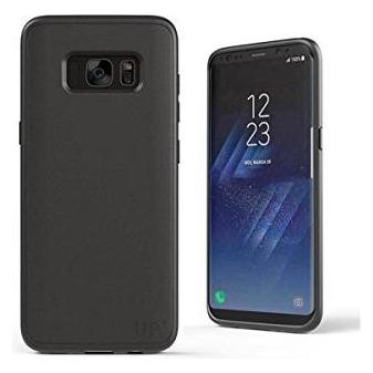 Exelium Schutzcover Mit Ladefunktion - Magnetisch - Samsung? Galaxy S8 - Schwarz (Samsung Galaxy S8) (UPMSS8B)