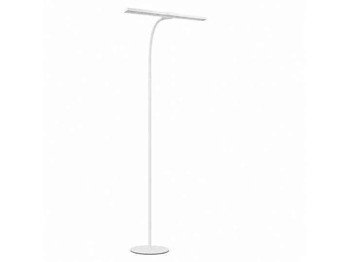 Lampadaire en fer aluminium blanc 26x22x156cm