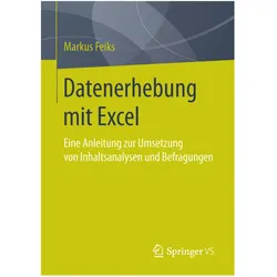 Datenerhebung mit Excel, Fachbücher von Markus Feiks