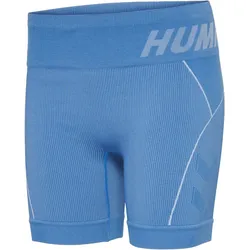 hummel hmlTE CHRISTEL Seamless Shorts Damen 7216 - riviera/blue bell melange XS