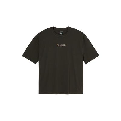 Oversize-Shirt BILLABONG "Chasing Horizons", Damen, Gr. XL, braun (off schwarz), Obermaterial: 100% Baumwolle., Shirts