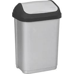 6x keeeper Swantje, Abfalleimer, Silber