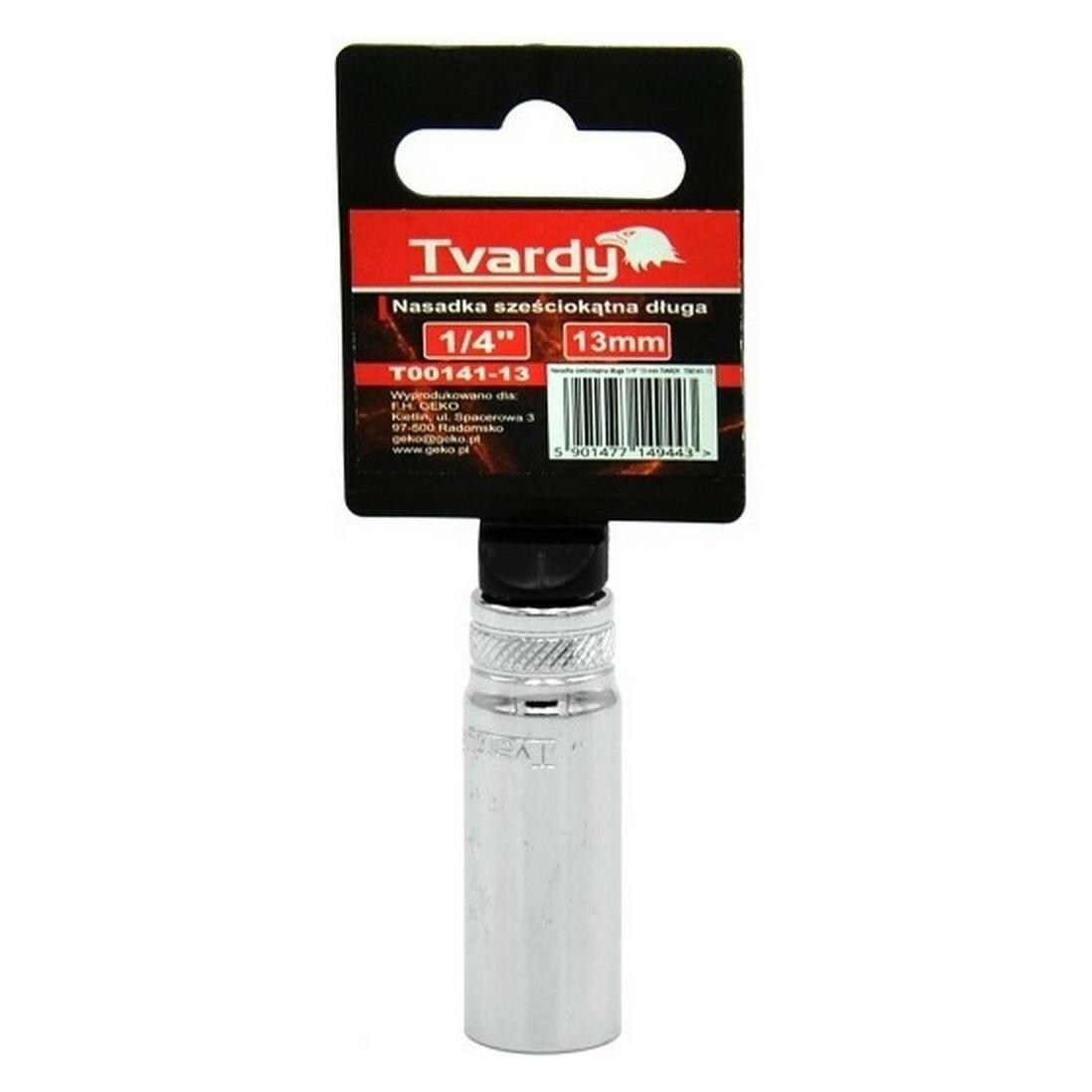 Tvardy Steckkopf lang 1/4 13 mm (13 mm) (T00141-13)
