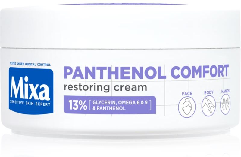 Mixa Panthenol Comfort crème pour le corps régénérante pour peaux sèches à atopiques 150 ml