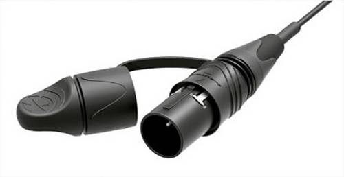Neutrik NKO2S-L-0-3 Glasfaser LWL Anschlusskabel 3.00m Schwarz [1x LC-Stecker - 1x offene Kabelenden]