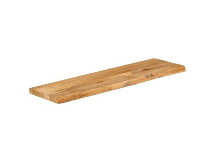 GKHPYURE Tischplatte mit lebenden Kanten, 120 x 40 x 2,5 cm Endbearbeitung, 1 Seitenkante, glatte Oberfläche, leicht zu reinigen, einzigartige Maserung, für den privaten und