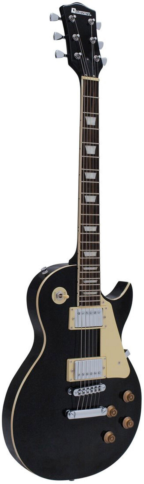Dimavery Lp-520 E-Gitarre, Schwarz