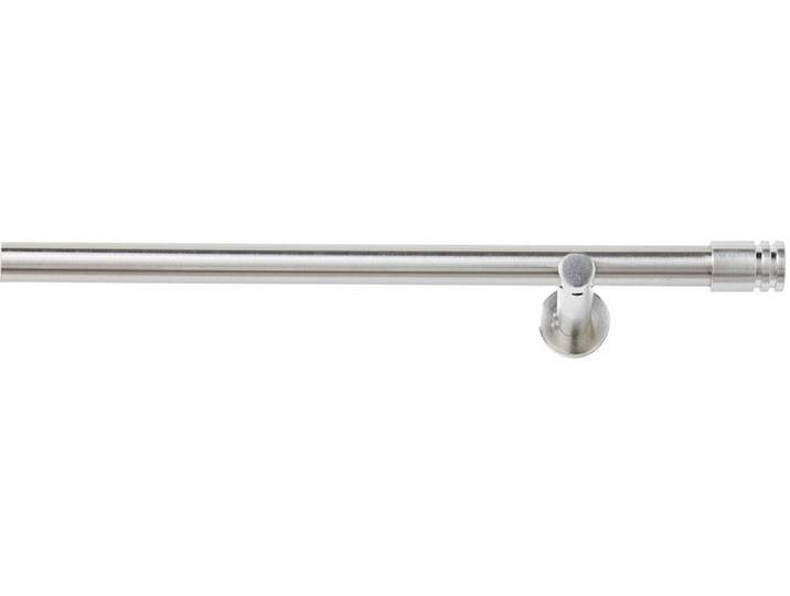 Vorhangstange GOOD LIFE Mira Gr. 3, silber (edelstahlfarben), L:160cm Ø:20mm, Metall, Gardinenstangen, Vorhangstange