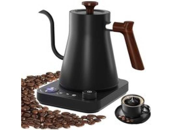 Bouilloire électrique à col de cygne avec affichage LCD contrôle de la température en temps réel bouilloire pour café noi CAFETIERE