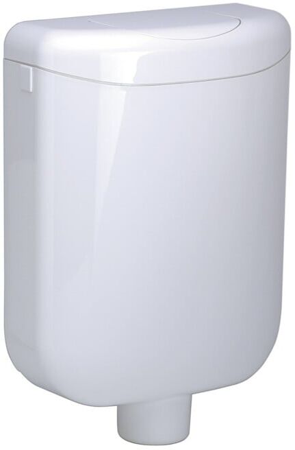 Pagette Chasse d'eau en saillie Ecolux pergamon, 6 l, bouton chasse/arrêt (795010172)