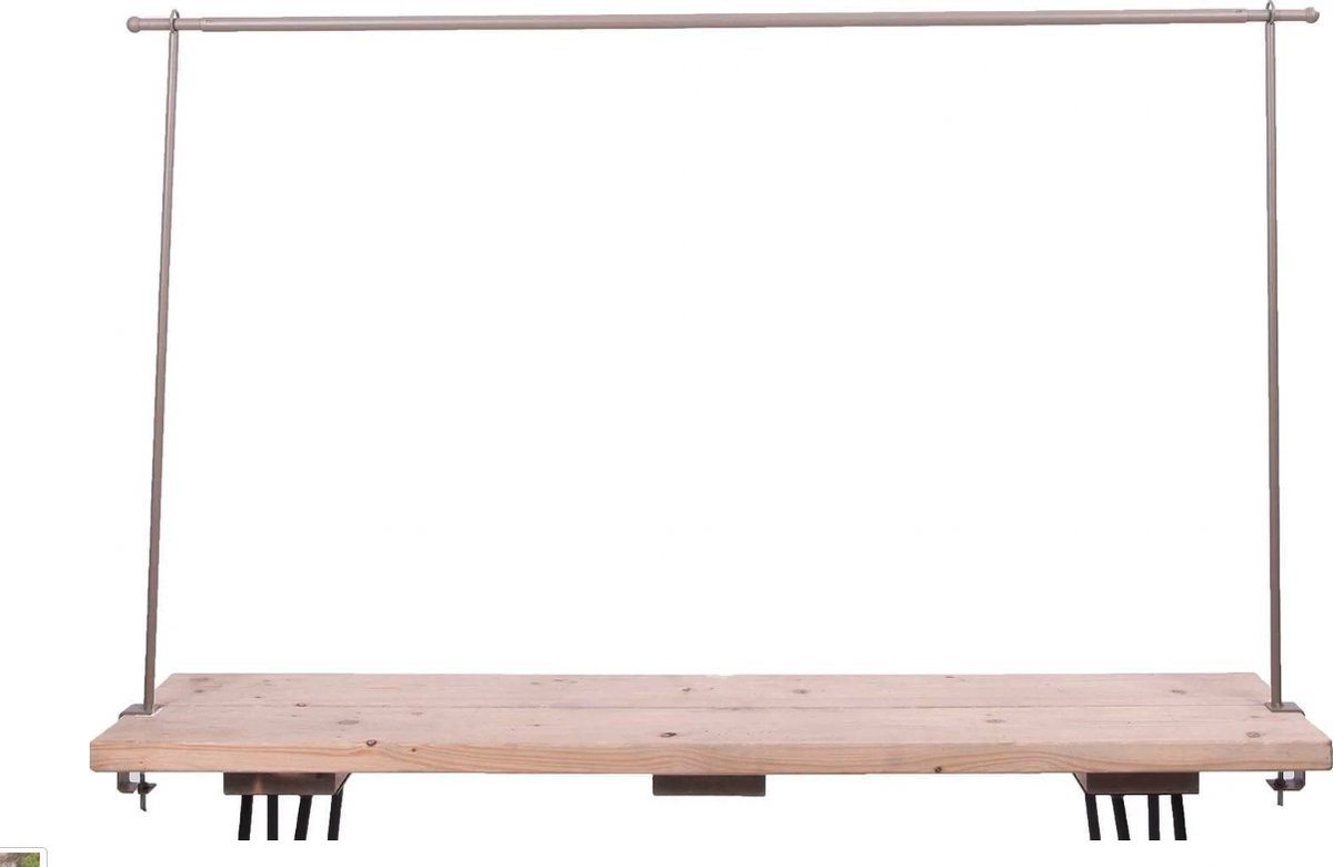 Naturn Garden Decoratieve Metalen Tafelklem - Mat Goud - Verstelbaar - Binnen en Buitengebruik