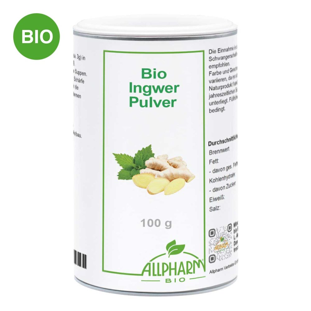 ALLPHARM Vertriebs GmbH Bio Ingwer Allpharm Premium Pulver 19512814