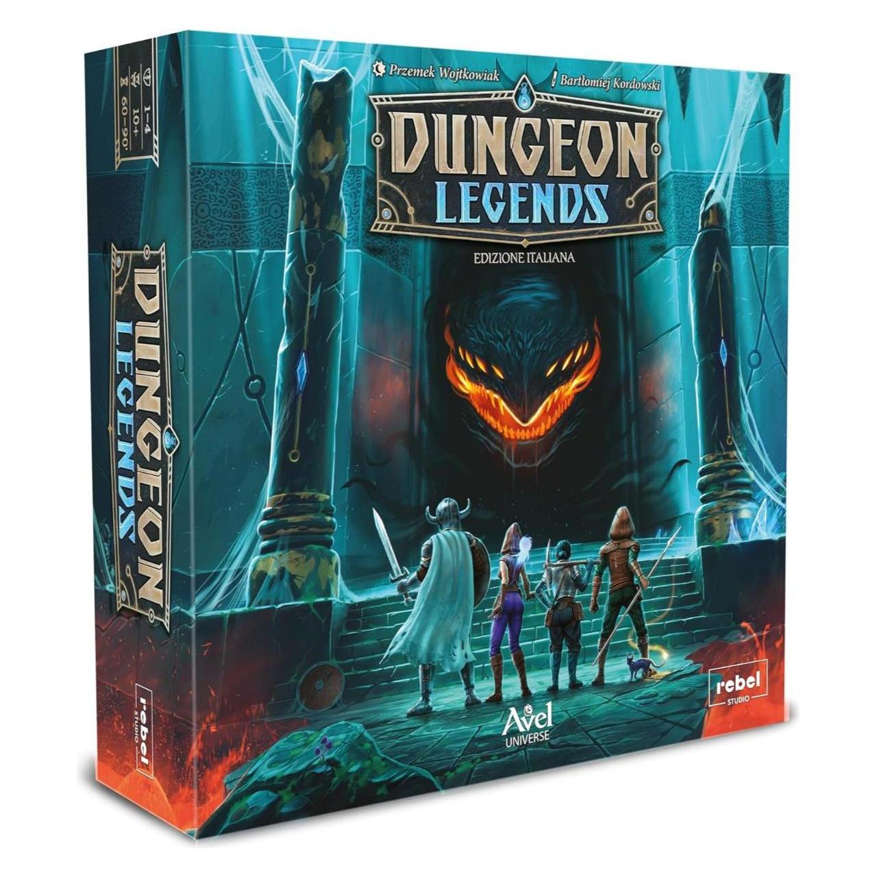 Asmodée Dungeon Legends - Ed. Italiana (Italienisch, 1 - 4 Spieler) (53745200)