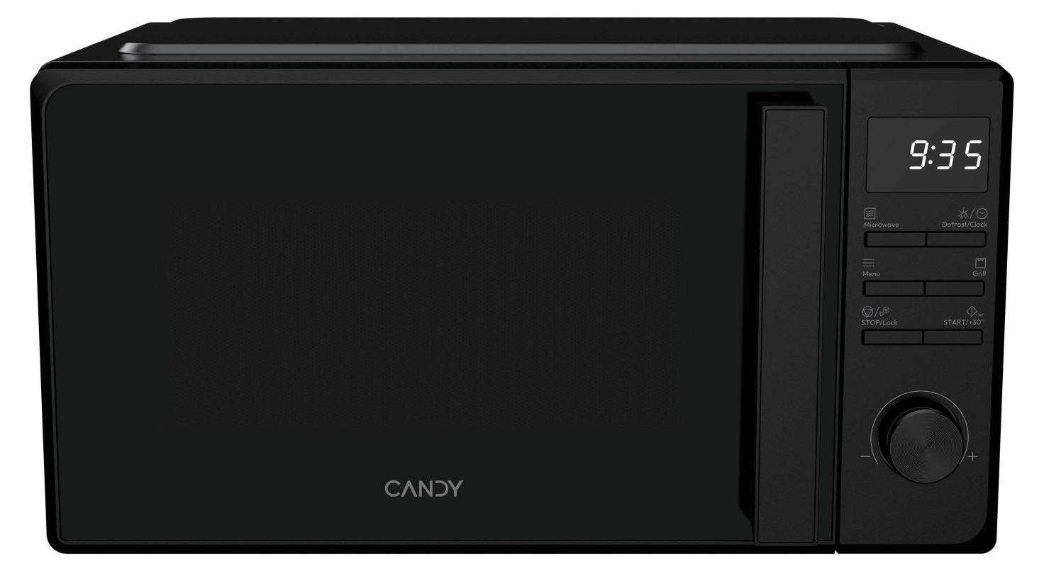 Candy CMW520GDB 011 Inbouw combi-oven met grill- en magnetronfunctie, 20 liter, 700 watt