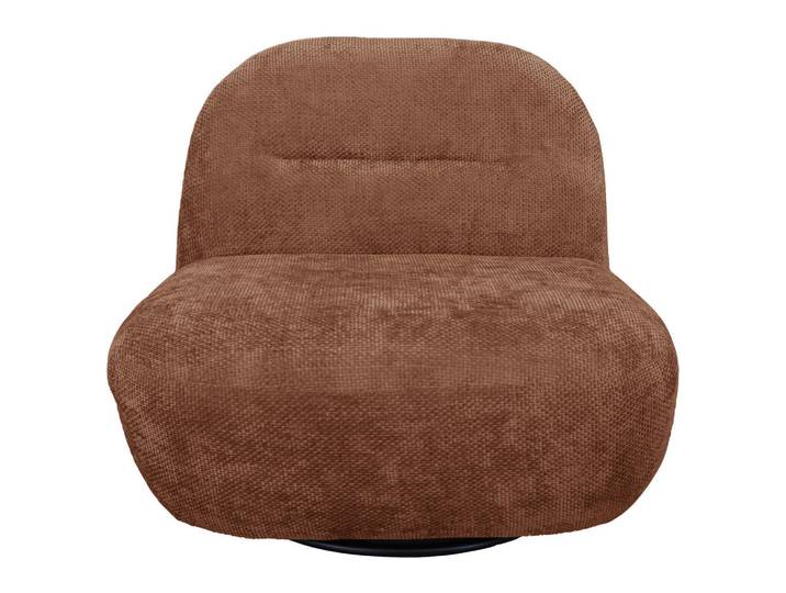 Livetastic Sessel Bunty, Terracotta, Metall, 85x74x85 cm, Made in EU, Sitzfläche 360° drehbar, Wohnzimmer, Sessel, Sonstige Sessel