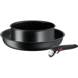 TEFAL Ingenio Black Stone Set 3-tlg.