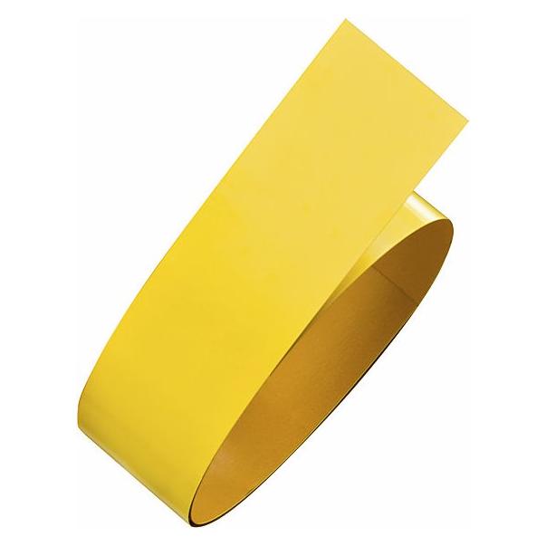 Moravia Bodenmarkierungsband aus Flachstahl, Breite 75 mm, Rollenlänge 6 m, gelb (75 mm) (261.27.500)