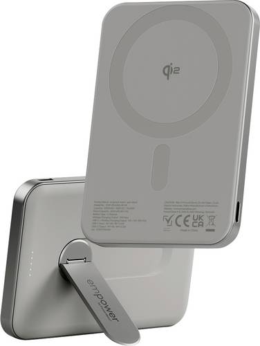 PanzerGlass empower Bank Powerbank 5000 mAh Magsafe, Qi Wireless Charging USB-C Statusanzeige