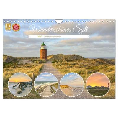 Wunderschönes Sylt - Perle der Nordsee (Wandkalender 2027 DIN A4 quer), CALVENDO Monatskalender