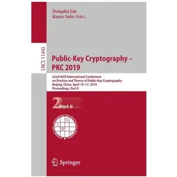 Public-Key Cryptography - PKC 2019, Fachbücher