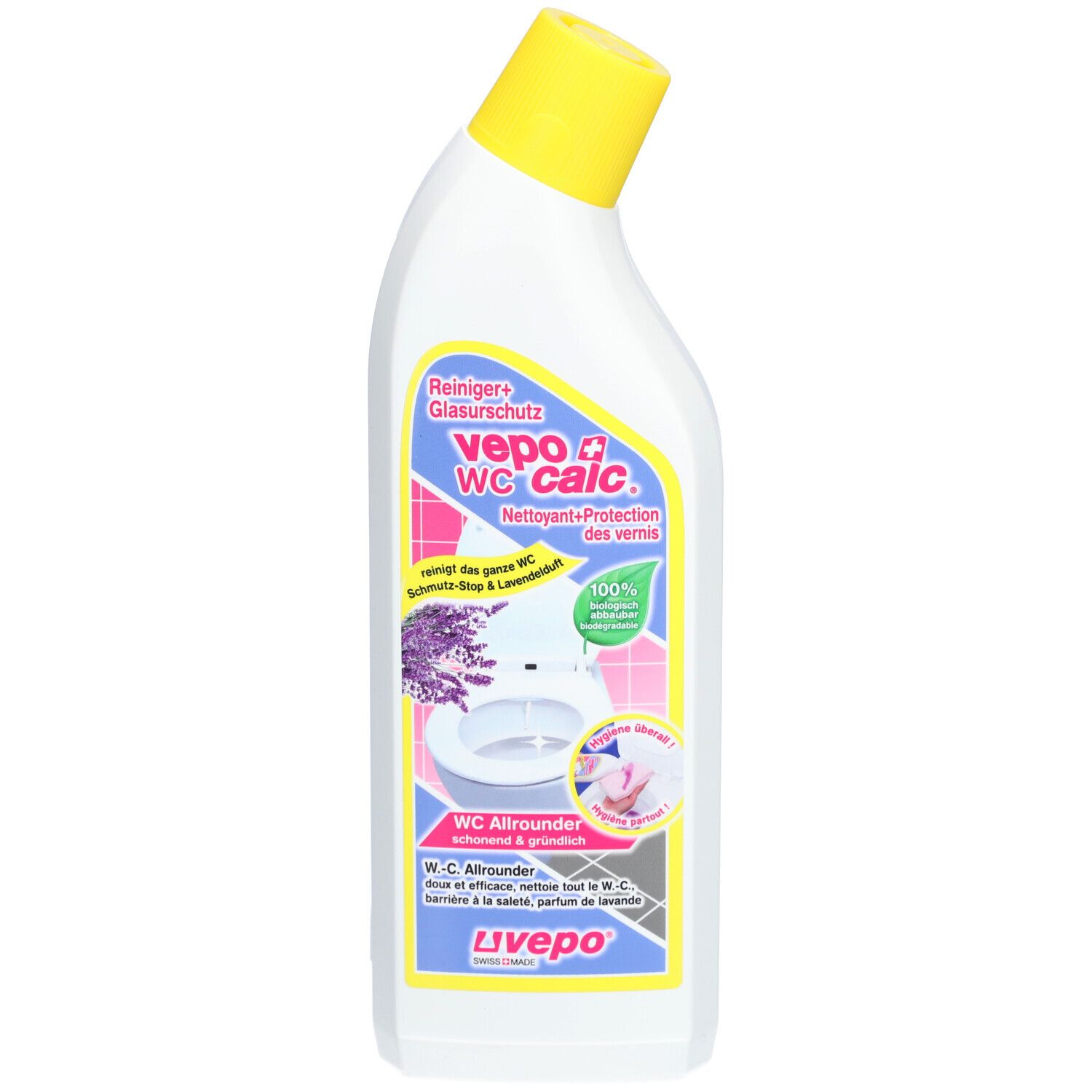 Vepocalc WC Reiniger + Glasurschutz Fl 750 ml Flüssigkeit