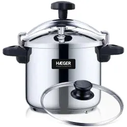 Haeger PC-10S.021A, Pfanne + Kochtopf, Silber