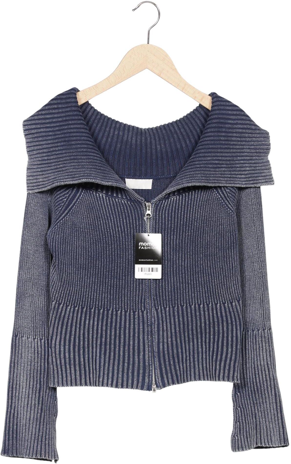LeGer by Lena Gercke Damen Strickjacke, Blau, Gr. EU 38, Baumwolle - Second Hand