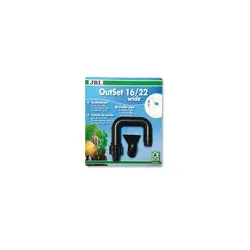 JBL OutSet wide 16/22 CP e1500/1 + | Wasserrücklauf-Set Aquarium