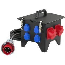PCE 9474320 Mobilverteiler Vollgummi Baureihe SPITZ BV 3x32/5 4xSSD 2m5G10St63 H07 Ea IP54