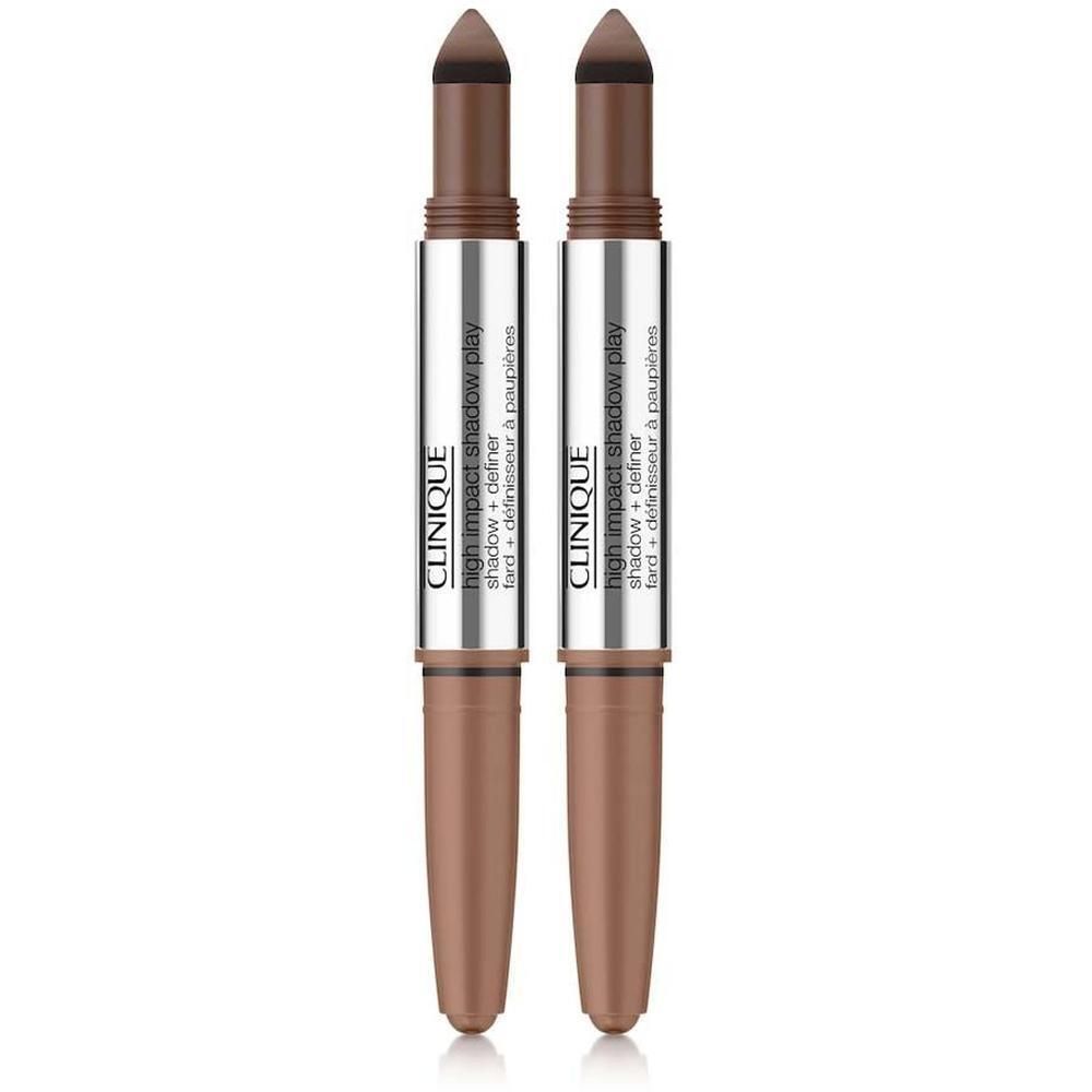 Clinique High Impact Shadow Play + Definer - Double Latte 1,9g x2 2x1,9 g Make up
