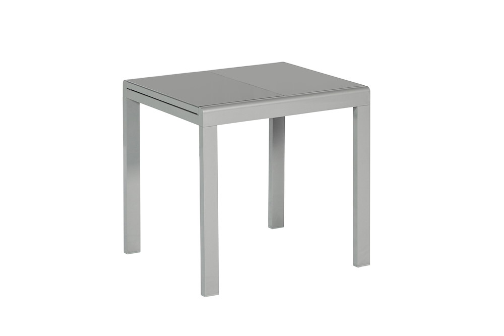 MERXXHANDELS Semi-Balkonausziehtisch 80(120)x70cm Alu/Textil 16909015