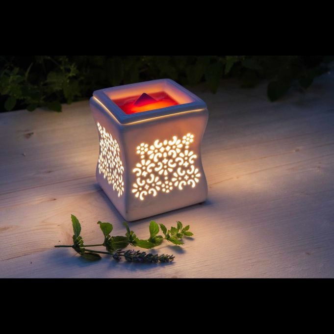 Candle Brothers Elektrische Geurmelker - Wit Keramiek - 25W